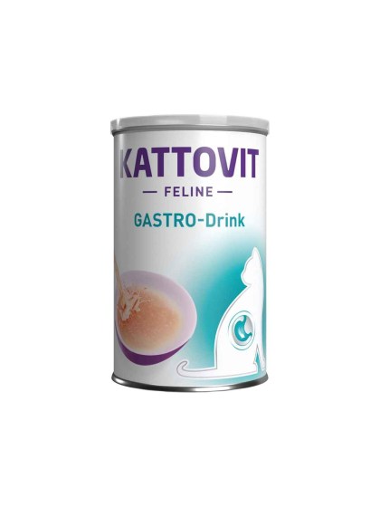 Kattovit Gastro Drink Υγρή Τροφή για Γάτες με Ευαίσθητο Γαστρεντερικό σε Κονσέρβα με Κοτόπουλο 135g